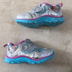 Disney Silver and Blue Kids Sneakers